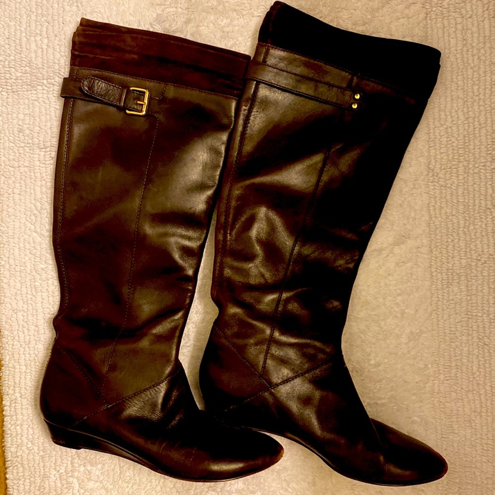 Vintage Equestrian Style Knee High Boots. Via Spiga.